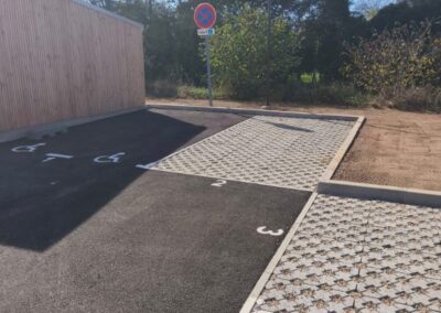 création de parking